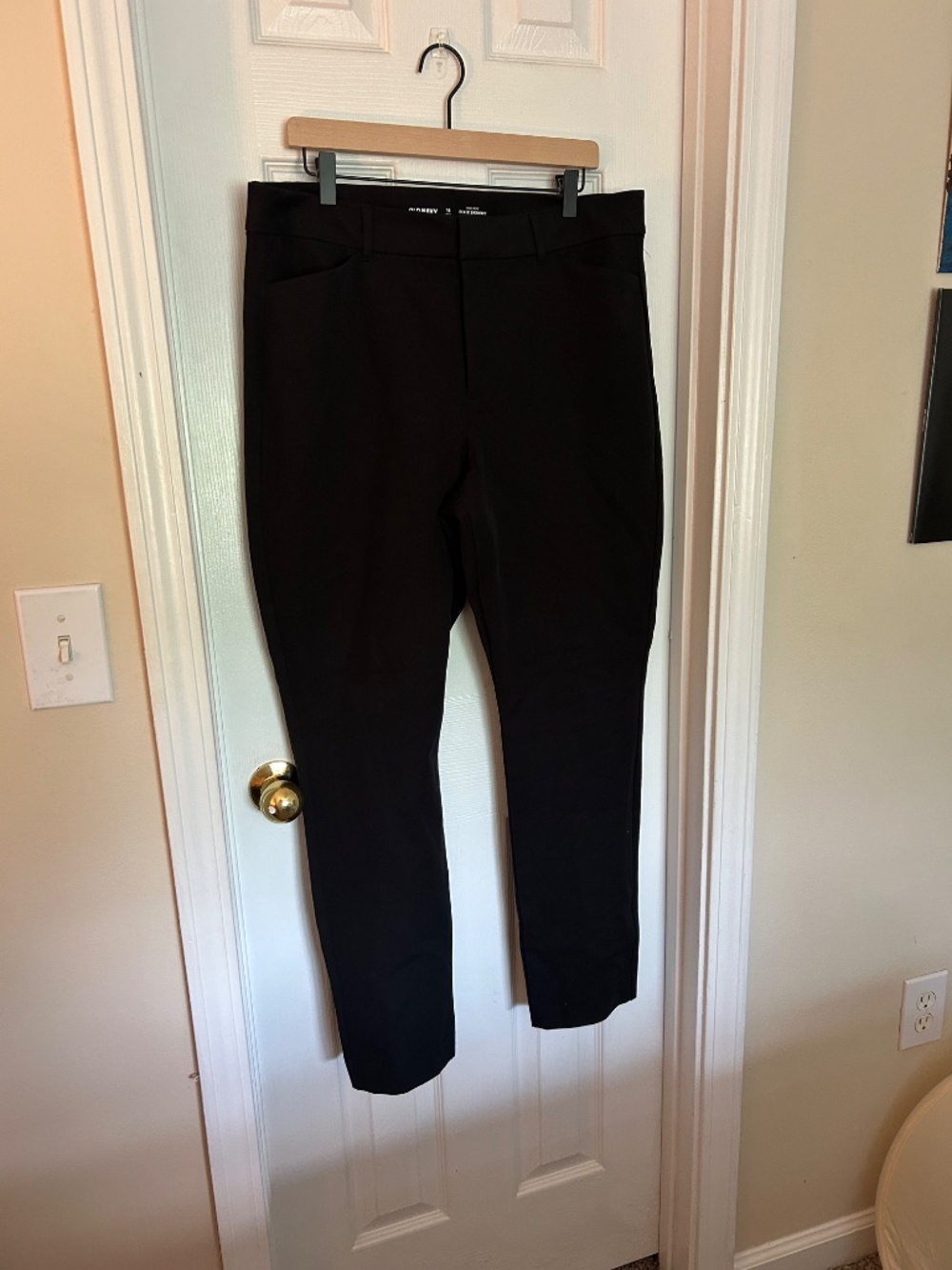 Old Navy High Rise Pixie Wide Leg Pants Black XL NWOT
